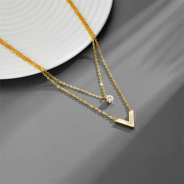 Double_Layered_V_Initial_Necklace