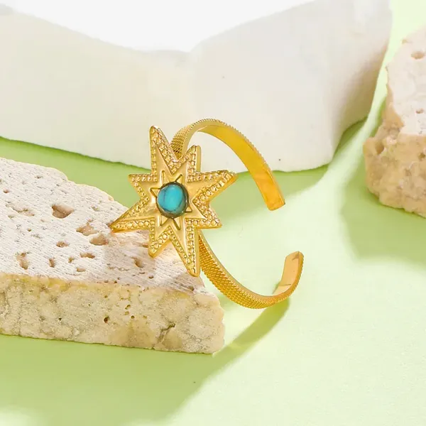 Turquoise_Star_Open_Ring