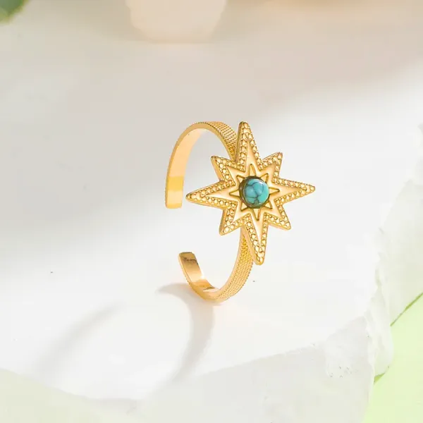 Turquoise_Star_Open_Ring