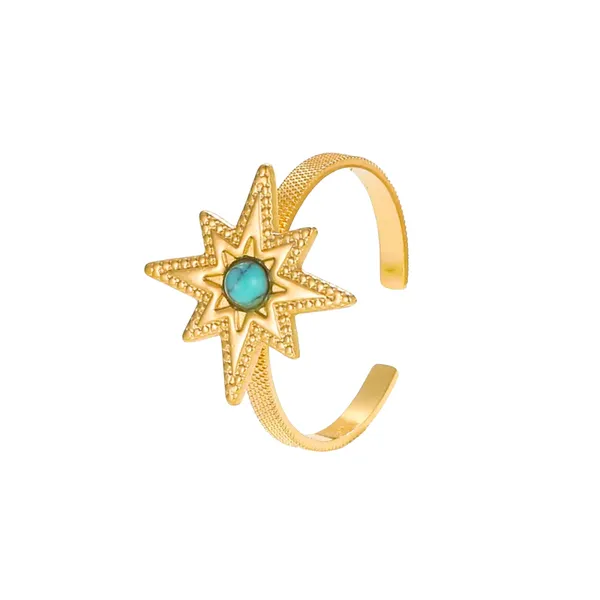 Turquoise_Star_Open_Ring