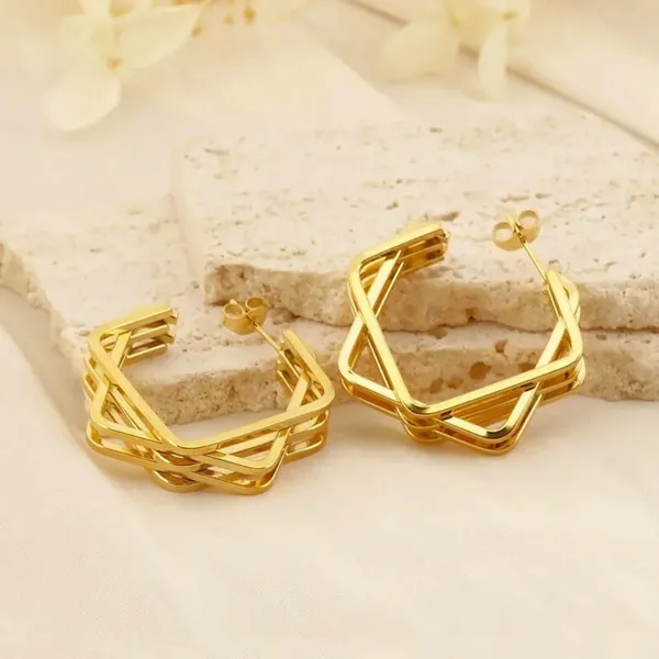 Geometric_Textured_C_Hoop_Earrings