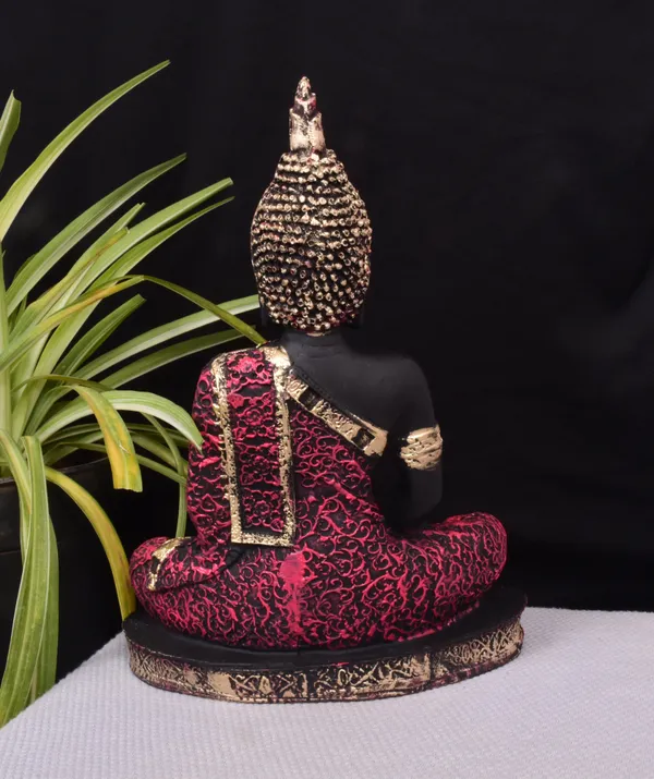 Black_&_Red_Polyresin_Premium_&_Elegant_Buddha_Statue