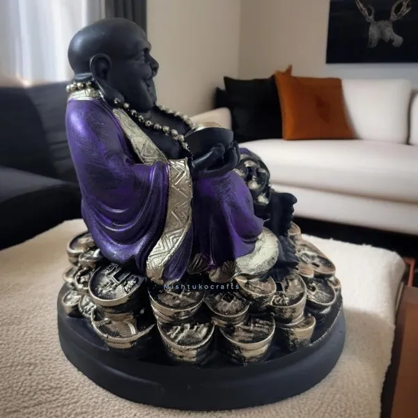 Black_Resin_Premium_&_Elegant_Laughing_Buddha_Statue