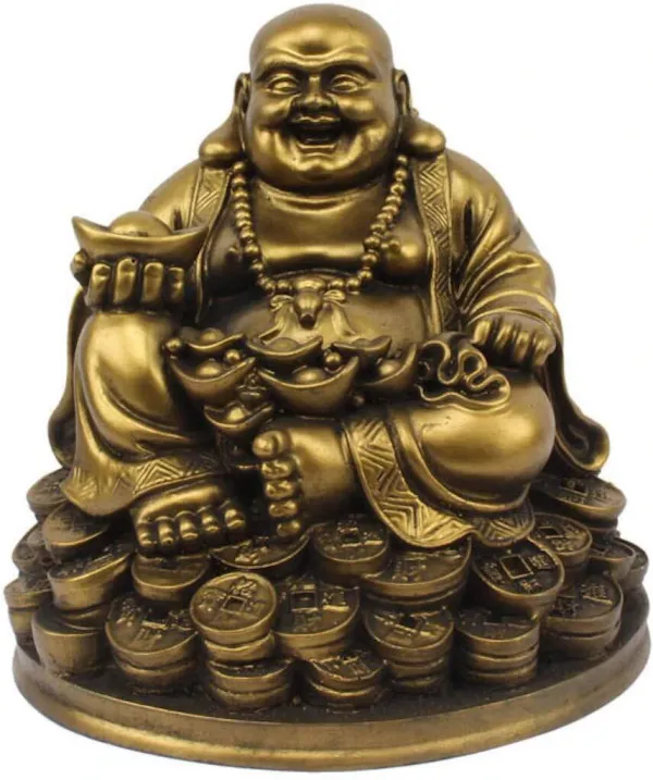 Gold_Resin_Premium_&_Elegant_Laughing_Buddha_Statue
