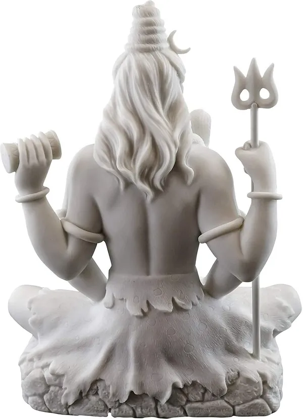 White_Resin_Premium_&_Elegant_Shiva_Statue