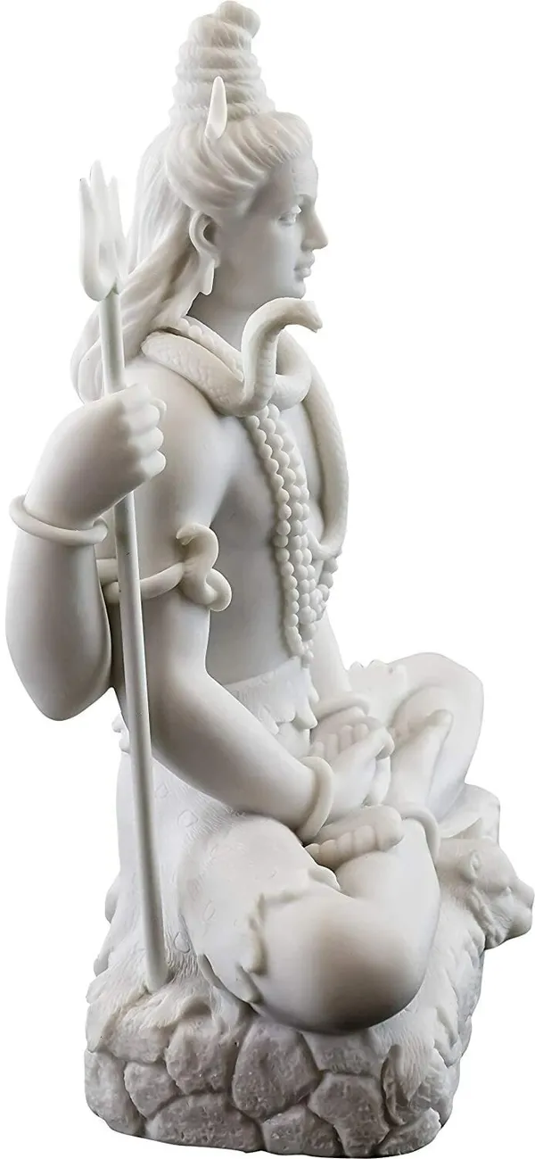 White_Resin_Premium_&_Elegant_Shiva_Statue