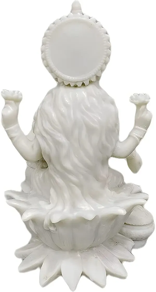 White_Resin_Premium_&_Elegant_Ma_Laxmi_Statue