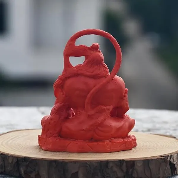 Orange_Resin_Premium_&_Elegant_Hanuman_Statue
