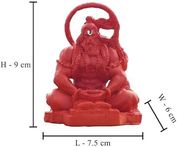 Orange_Resin_Premium_&_Elegant_Hanuman_Statue