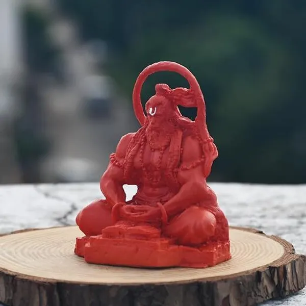 Orange_Resin_Premium_&_Elegant_Hanuman_Statue