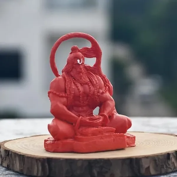 Orange_Resin_Premium_&_Elegant_Hanuman_Statue