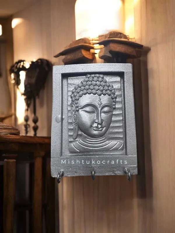 Silver_Polyresin_Premium_&_Elegant_Key_Holder