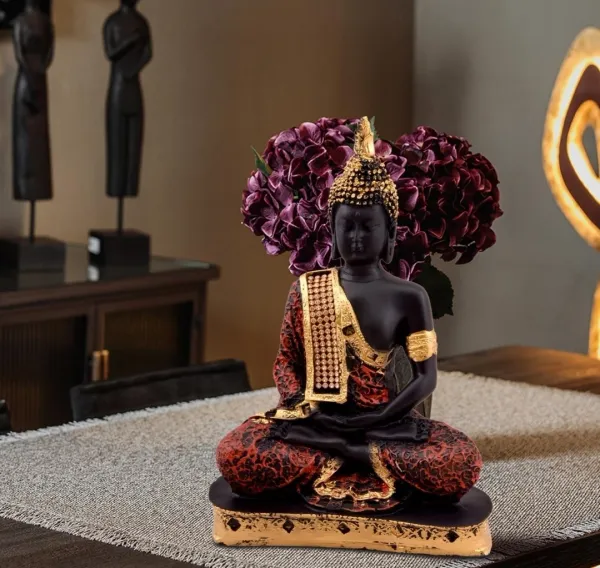 Red_Resin_Premium_&_Elegant_Buddha_Statue