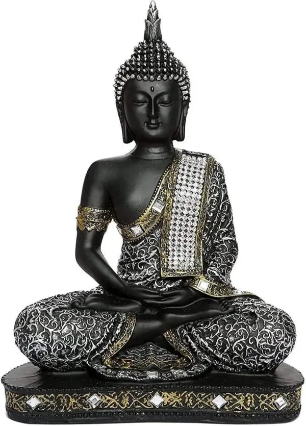 Silver_Resin_Premium_&_Elegant_Buddha_Statue