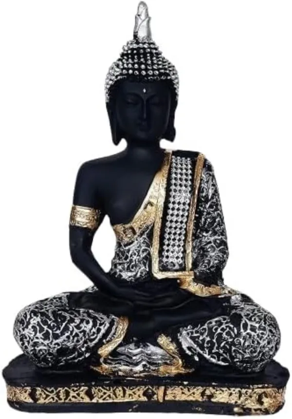 Silver_Resin_Premium_&_Elegant_Buddha_Statue