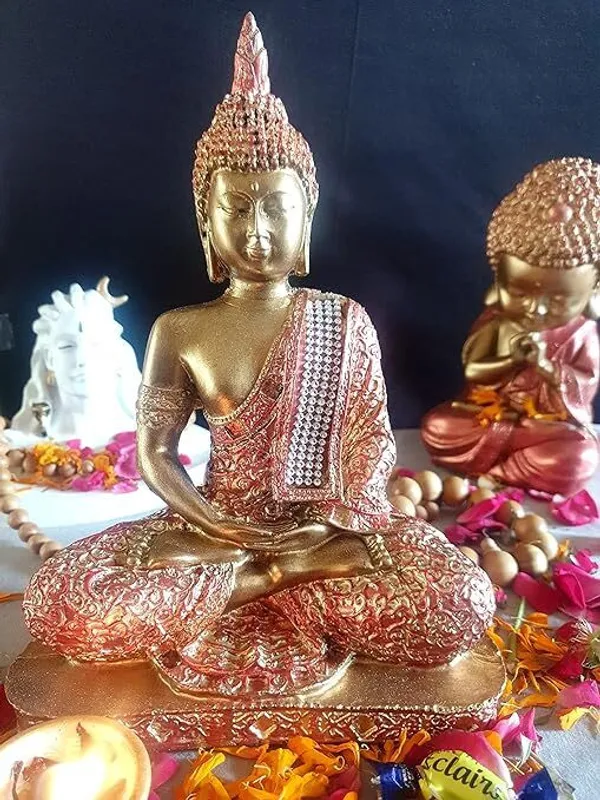 Copper_&_Pink_Resin_Premium_&_Elegant_Buddha_Statue