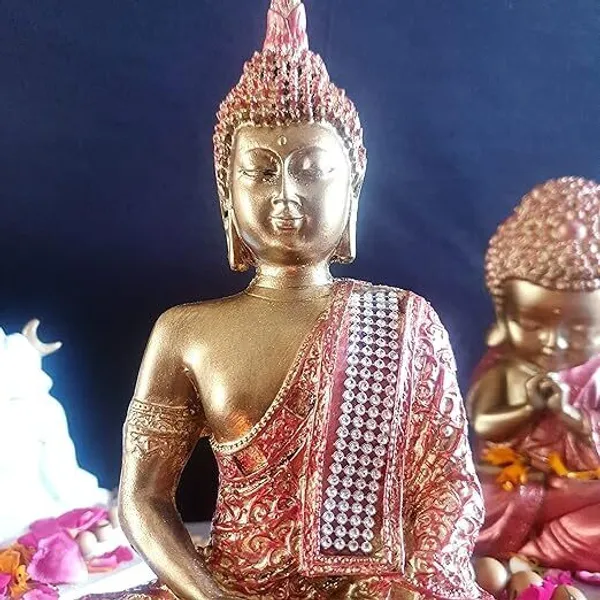 Copper_&_Pink_Resin_Premium_&_Elegant_Buddha_Statue