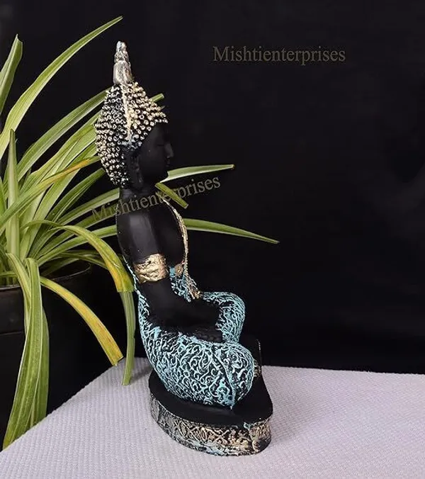 Black_&_Light_Blue_Resin_Premium_&_Elegant_Buddha_Statue