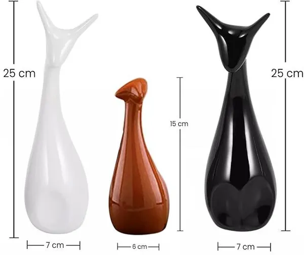 Black_,_Brown_&_White_Resin_Premium_&_Elegant_Handicraft_&_Artifact_Showpiece_(Pack_Of_3)