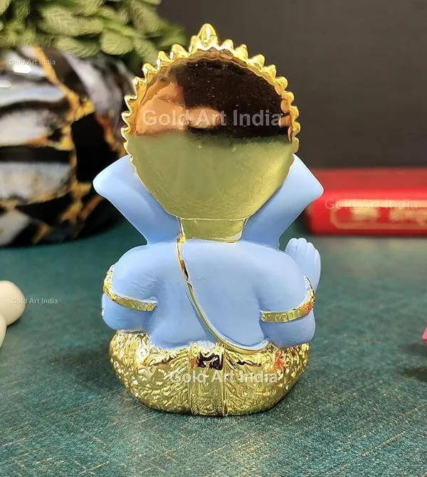 Light_Blue_Resin_Premium_&_Elegant_Ganesha_Statue