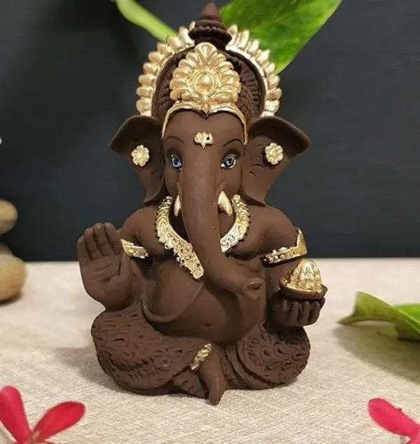 Brown_Resin_Premium_&_Elegant_Ganesha_Statue