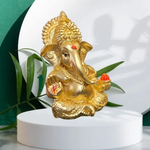 Gold_Resin_Premium_&_Elegant_Ganesha_Statue
