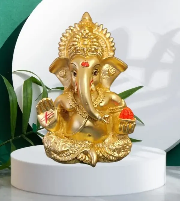 Gold_Resin_Premium_&_Elegant_Ganesha_Statue