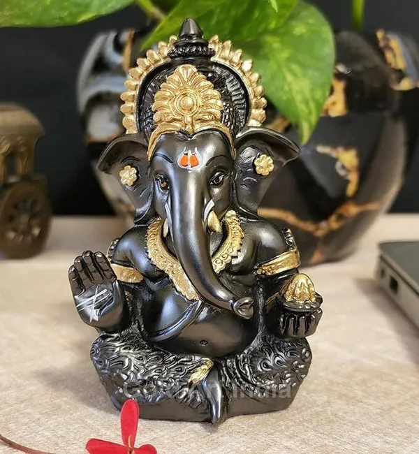 Grey_Resin_Premium_&_Elegant_Ganesha_Statue