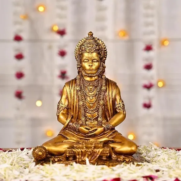 Gold_Polyresin_Premium_&_Elegant_Hanuman_Statue