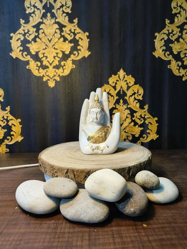 White_Resin_Premium_&_Elegant_Buddha_Statue
