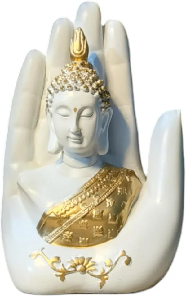 White_Resin_Premium_&_Elegant_Buddha_Statue