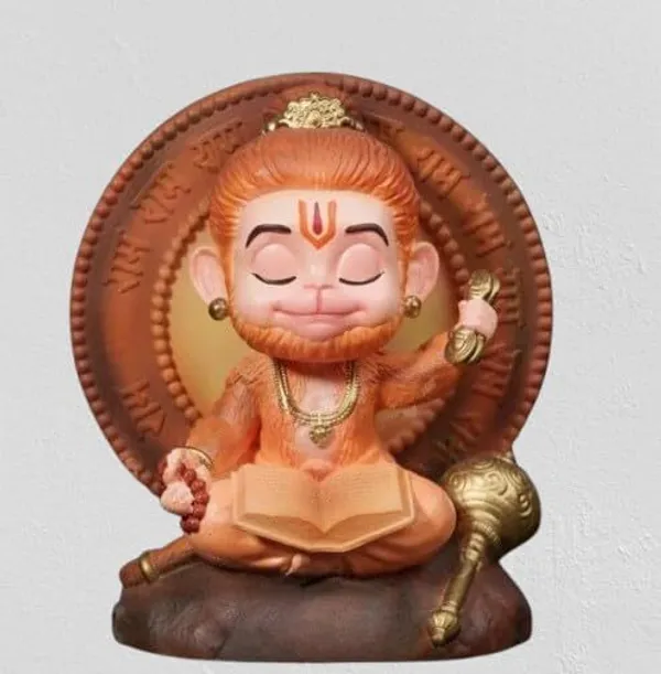 Orange_Resin_Premium_&_Elegant_Hanuman_Statue