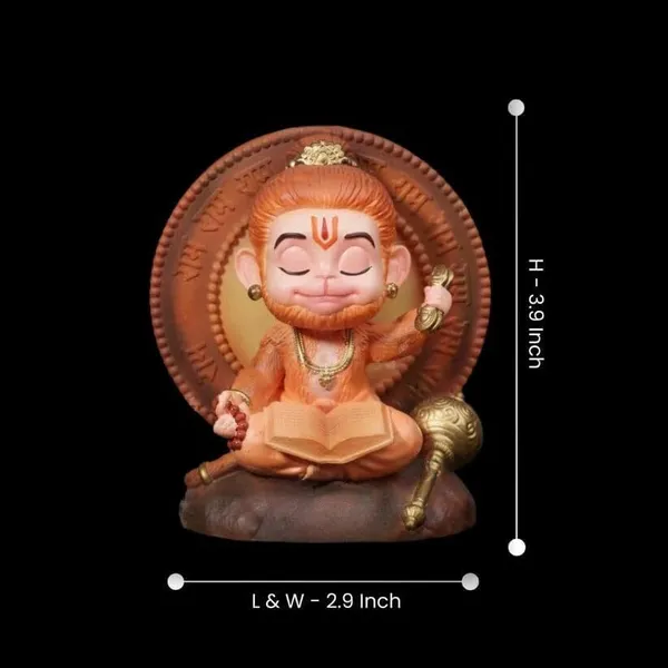 Orange_Resin_Premium_&_Elegant_Hanuman_Statue