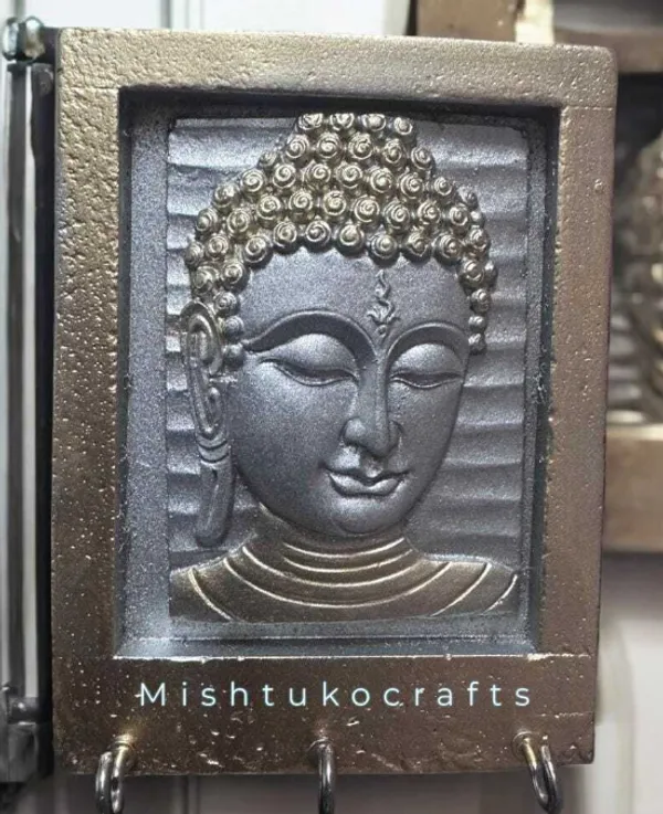 Silver_&_Gold_Polyresin_Premium_&_Elegant_Key_Holder