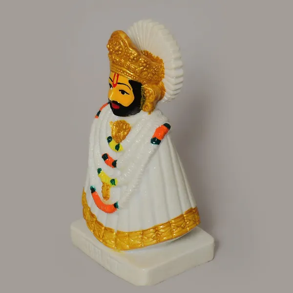 White_&_Gold_Resin_Premium_&_Elegant_Religious_Idol_&_Statue