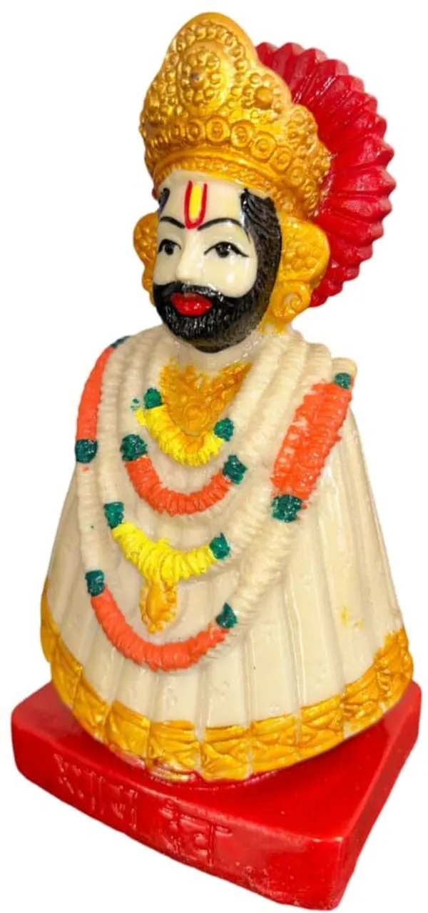 White_&_Red_Resin_Premium_&_Elegant_Religious_Idol_&_Statue