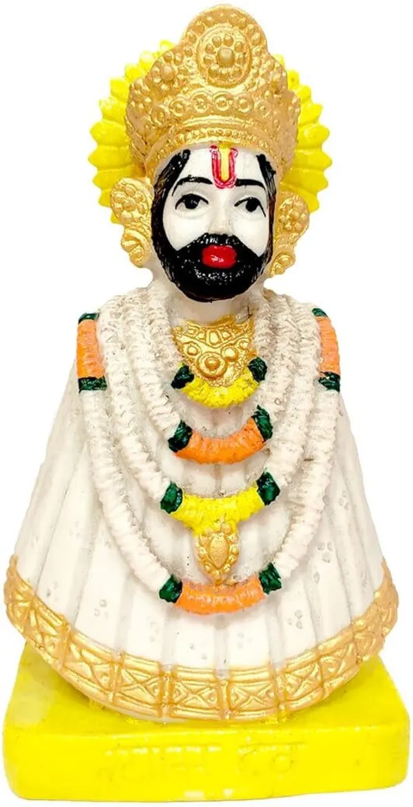 White_&_Yellow_Resin_Premium_&_Elegant_Religious_Idol_&_Statue