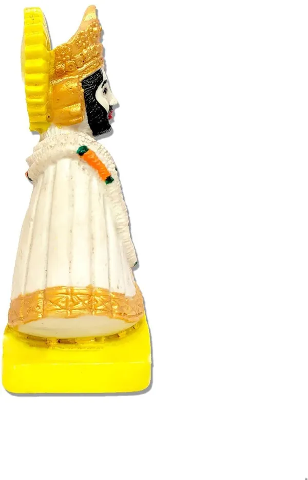 White_&_Yellow_Resin_Premium_&_Elegant_Religious_Idol_&_Statue