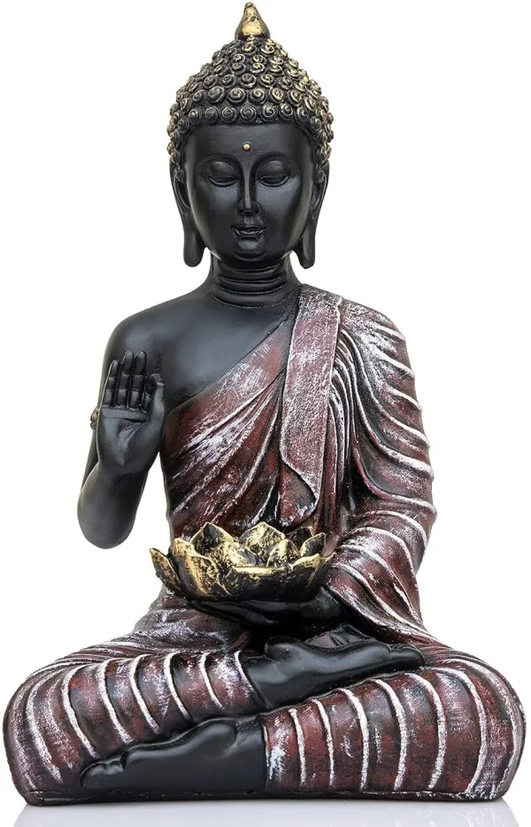 Black_&_Brown_Resin_Premium_&_Elegant_Buddha_Statue