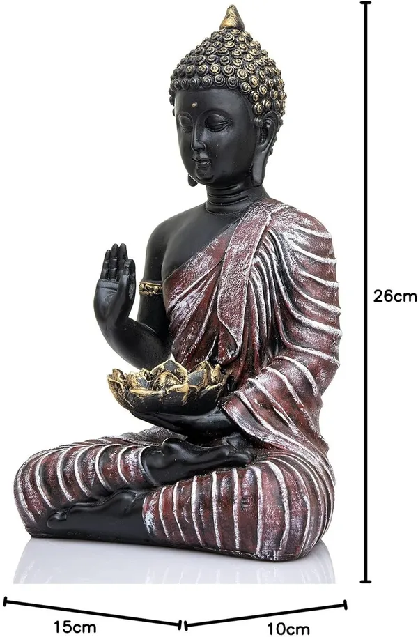 Black_&_Brown_Resin_Premium_&_Elegant_Buddha_Statue