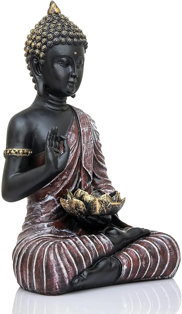 Black_&_Brown_Resin_Premium_&_Elegant_Buddha_Statue