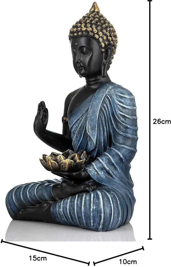Blue_&_Black_Resin_Premium_&_Elegant_Buddha_Statue