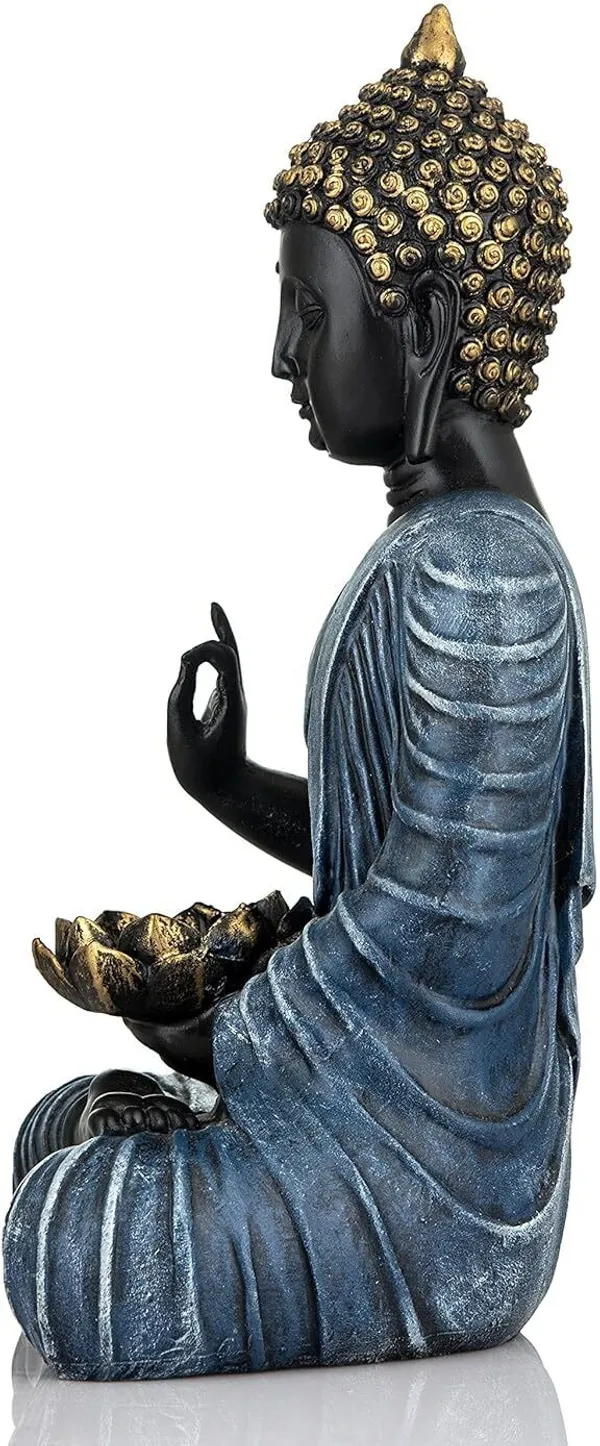 Blue_&_Black_Resin_Premium_&_Elegant_Buddha_Statue