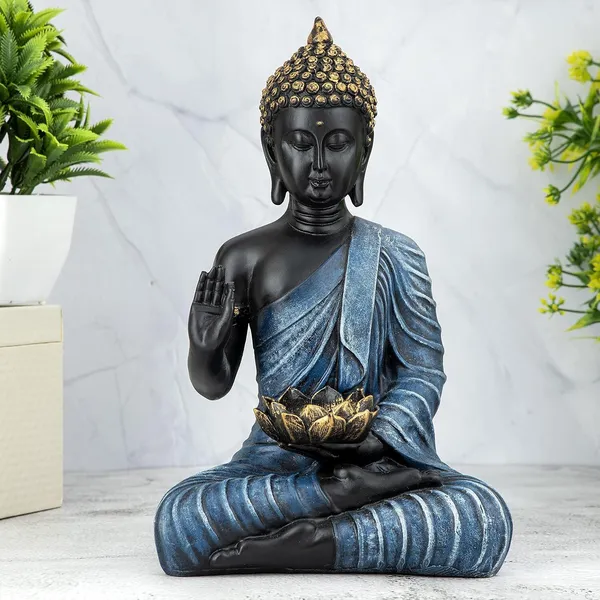 Blue_&_Black_Resin_Premium_&_Elegant_Buddha_Statue