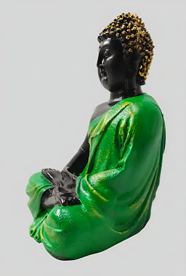 Green_&_Black_Resin_Premium_&_Elegant_Buddha_Statue