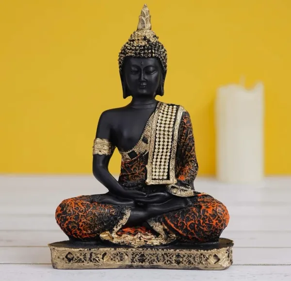 Orange_Resin_Premium_&_Elegant_Buddha_Statue