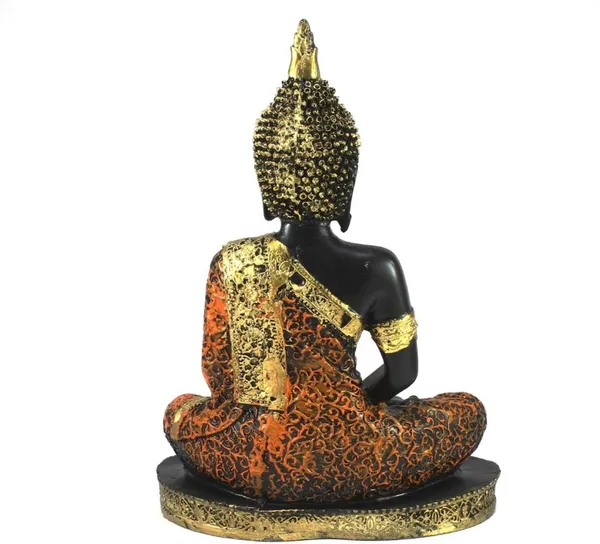 Orange_Resin_Premium_&_Elegant_Buddha_Statue