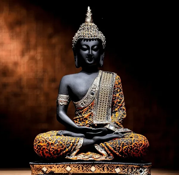 Orange_Resin_Premium_&_Elegant_Buddha_Statue