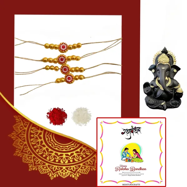 Black_Assorted_Premium_&_Elegant_Rakhi_&_Showpiece_(Pack_Of_4)
