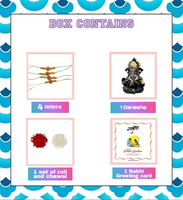 Black_Assorted_Premium_&_Elegant_Rakhi_&_Showpiece_(Pack_Of_4)